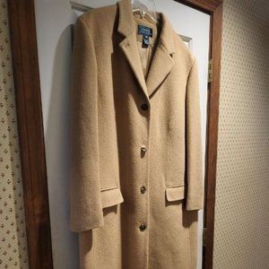 Women's Ralph Lauren wool knee length coat